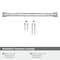 Amerock Appoint 8-13/16 inch 224mm Center-to-Center Satin Nickel Cabinet Pull BP37363G10 - alternate 2