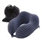 Home-Complete Travel Pillow Memory Foam Pillow with Washable Cover Neck Pillows for Sleeping, Navy HT-PILLOW2-NVY - alternate 2