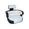Uni Pro International Harvester 806 Seat Assembly, Black & White Vinyl 7153 - alternate 2