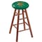 Holland Bar Stool Co Oak Bar Stool, Medium Finish, Vermont Seat RC30OSMed - alternate 1