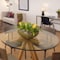 Fab Glass And Mirror 32in in Round Glass Table Top 1/2in Thick Tempered Beveled Edge by, Wall Mirror, Safety Backing 32RT12THBEAN - alternate 2