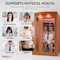 Saunaspa Indoor Cabin Sauna, Hemlock, Infrared Heating Panels, Tempered Glass Door, Chromotherapy Lighting MNSC0015 - alternate 3