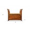 Homeroots 38in Natural Solid Wood Distressed Solid Wood Storage Bench with Flip Top 488869 - alternate 2