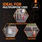 Xpose Safety Retractable Cone Bar Orange/White, 72in to 120in Length, 720PK CBO72/120-FP720-X - alternate 3
