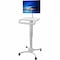 Cta Digital ROLLING SECURITY MEDICAL WORKSTATION WITH VESA PLATE QPAD-HRSWV - alternate 2