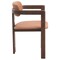 Leisuremod Velo Series Modern Dining Chair in Black Walnut Wood with Dark Brown Seat, 2PK VCBW-51DBR-2 - alternate 2