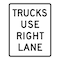 Sign Solutions Usa Traffic Sign, 48 in Width, Aluminum Sign, Vertical Rectangle DUS10DWT4860R4-5 - alternate 1