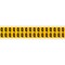 Brady Outdoor Vinyl 0.625 in Black on Yellow Letters Q Card of 32 Labels, 32PK 1520-Q - alternate 1