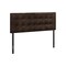 Homeroots Brown Faux Leather Upholstered Full Headboard 490178 - alternate 1
