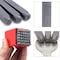 Neiko Number and Letter Punch Set with Heat-Treated Steel Punches, 5/32", 4 MM Shaft, 36 Pc Stamp Set 02632A - alternate 2