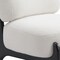 Homeroots 30" White And Black Sherpa And Upholstered Side Chair 572306 - alternate 3