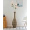 Uniquewise Set of 2 38-inch Tall Artificial Rattan Floor Vase in Elegant Beige - Statement Piece for QI003823.2 - alternate 2