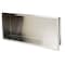 Alfi Brand 24 x 12 Brushed SS Horizontal Sgl Shelf Bath Shower Niche ABN2412-BSS - alternate 2