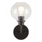 Jonathan Y Sandrine 6.5" 1-Light Iron/Seeded Glass Cottage Rustic LED Vanity Light, Oil Rubbed Bronze JYL7526A - alternate 2