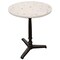 Homeroots 24" Ivory And Black Stone And Iron Round Bistro Dining Table 488591 - alternate 2