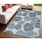 Homeroots 4' X 6' Navy Blue Ivory And Blue Floral Indoor Outdoor Area Rug 552492 - alternate 2