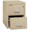 Fireking 12-3/16" W 2 Drawer Fire-Resistant Vertical File Cabinet, Parchment, Letter 2-1831-CPA - alternate 2