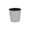 Homeroots 5in Silver Recycled Plastic Indoor Outdoor Round Pot Planter 488320 - alternate 1