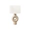 Monarch Specialties Lighting, 28"h, Table Lamp, Beige Resin, Ivory / Cream Shade, Contemporary I 9932 - alternate 1