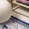 Jonathan Y Rosalia Cottage Medallion Ivory/Navy 3 ft. x 5 ft. Area Rug MDP401A-3 - alternate 3