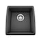 Blanco Bar Sink, 1 bowl, Silgranit, 17.00 in W x 17.50 in L x 9.37 in H 440079 - alternate 1