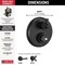 Delta Dorval Traditional 2-Handle Monitor 14 Series Valve Trim with 6 Setting Diverter T24956-BLLHP - alternate 2
