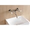 Kingston Brass Double-Handle Wall Mount Bathroom Faucet, Polished Nickel KS2116PL - alternate 2