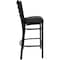 Flash Furniture 30" Ladder Back Restaurant Stool XU-DG697BLAD-BAR-BLKV-GG - alternate 2