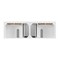 James Martin Vanities Lorelai 72" Double Vanity, Bright White, w/ 3 CM Siberian Silestone Top w/FreePower Wireless Charger 424-V72-BW-FSFR - alternate 2