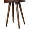 Homeroots 22" Chestnut Solid Wood One Drawer Nightstand 651496 - alternate 3
