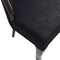 Leisuremod Novara Collection Modern Wooden Dining Chair in Black Velvet NC20BLF - alternate 3