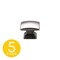 Sapphire Helix Series 1 in. Modern Polished Chrome Cabinet Hardware Knob 5-Pack SP-2828-K-CP-5 - alternate 1