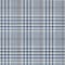 Homeroots 3' X 5' Navy Blue Ivory And Brown Plaid Washable Indoor Outdoor Area Rug 601488 - alternate 3