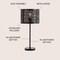Jonathan Y Wilcox 25" Minimalist Metal LED Table Lamp, Black JYL1102A - alternate 2