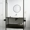 Vigo Starr Modern White Matte Stone 15 in. L x 15 in. W x 5 in. H Square Vessel Bathroom Sink VG04022 - alternate 3