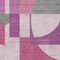 Homeroots 3' X 5' Blush And Mauve Geometric Washable Indoor Outdoor Area Rug 617896 - alternate 2