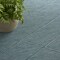 Homeroots 8' Aqua And Ivory Round Geometric Indoor Outdoor Area Rug 552320 - alternate 3