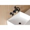 Kingston Brass Double-Handle Wall Mount Bathroom Faucet, Matte Black KS1220PKX - alternate 2