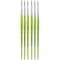 Da Vinci FIT Synthetics Student Brush, Synthetic, Acrylic & Tempera, Round, Series 373, Size 4, 6PK VA-373_4 - alternate 1
