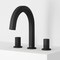 Vigo Hart Two Handle Three-Hole Widespread Bathroom Faucet in Matte Black VG01303MB - alternate 2