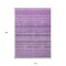 Homeroots 10' X 14' Purple Eggplant And Lilac Striped Washable Indoor Outdoor Area Rug 577798 - alternate 2