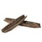 Homeroots Set of Two Dark Brown Solid Wood Boat Vanity Trays 574114 - alternate 1