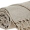 Homeroots 52" X 67" Beige and Black Woven Cotton Striped Throw Blanket with Tassels 476211 - alternate 2