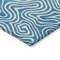 Homeroots 9' X 12' Teal Blue And Ivory Abstract Washable Indoor Outdoor Area Rug 599764 - alternate 2