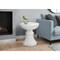 Monarch Specialties Accent Table 25"h, Indoor or Outdoor, Side Table, Nightstand, Round, White, Contemporary I 4145 - alternate 2