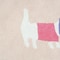 Homeroots 32" Pink And Purple Cotton Dog Youthful Bath Rug 635397 - alternate 2