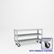 Pucel Heavy Duty Shop Truck, 60 in W x 18 in D x 33.5 in H, Three Shelves, Push Handle, Gray 1860-DT-3P - alternate 1