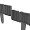 Pure Garden Garden Edging 10-PC Outdoor Decorative Bed Border Set 8 ft Interlocking Stone Trim Landscaping 50-LG1458 - alternate 2
