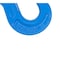 Mytee Products Heavy Duty Grade 100 3/8 in Clevis Sling Hook with Latch - 8,800 LBS WLL, Blue, 2PK SH38-G100x2 - alternate 2