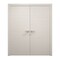 Sartodoors Interior Solid French Double Doors 64 x 80 inches, Ego 5000 Painted White Oak, Wood Interior Solid EGO5000DD-PWO-64 - alternate 1